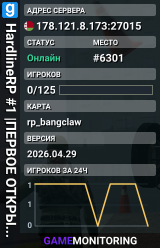 HardlineRP #1 |ПЕРВОЕ ОТКРЫТИЕ