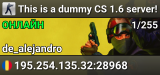 This is a dummy CS 1.6 server!