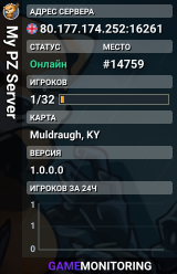 My PZ Server
