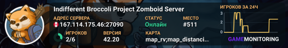 Indifferent Broccoli Project Zomboid Server
