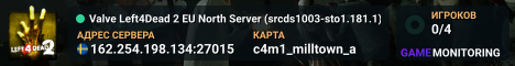 Valve Left4Dead 2 EU North Server (srcds1003-sto1.181.1)
