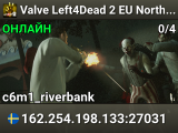 Valve Left4Dead 2 EU North Server (srcds1002-sto1.181.17)