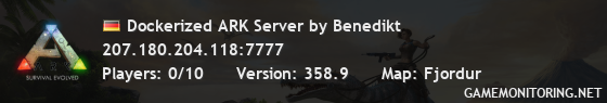 Dockerized ARK Server by Benedikt