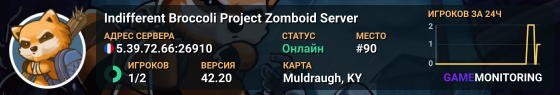 Indifferent Broccoli Project Zomboid Server