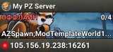 My PZ Server