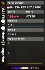 [VALEN][EU][Private] Hungarian Server owned by Favorit5503