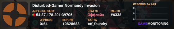 Disturbed-Gamer Normandy Invasion