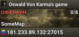 Oswald Von Karma's game