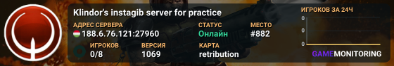 Klindor's instagib server for practice