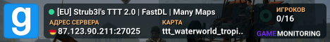 [EU] Strub3l's TTT 2.0 | FastDL | Many Maps