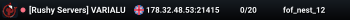 [Rushy Servers] VARIALU