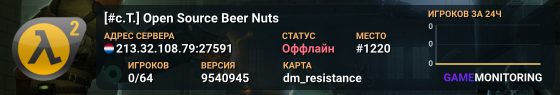[#c.T.] Open Source Beer Nuts