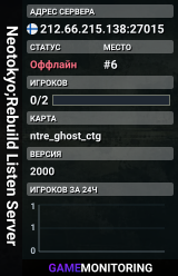 Neotokyo;Rebuild Listen Server