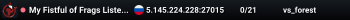 My Fistful of Frags Listen Server