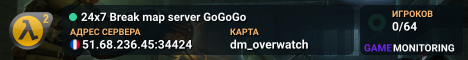 24x7 Break map server GoGoGo