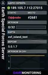Earth Special Forces Server