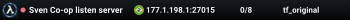 Sven Co-op listen server