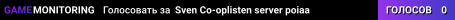 Sven Co-oplisten server poiaa