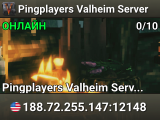 Pingplayers Valheim Server