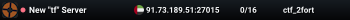 New "tf" Server