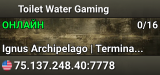 Toilet Water Gaming