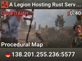 A Legion Hosting Rust Server