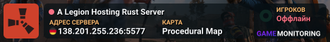 A Legion Hosting Rust Server