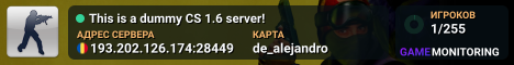 This is a dummy CS 1.6 server!