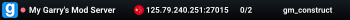 My Garry's Mod Server