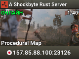 A Shockbyte Rust Server