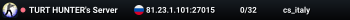 TURT HUNTER's Server