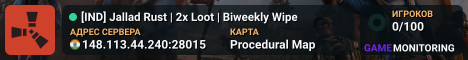 [IND] Jallad Rust | 2x Loot | Biweekly Wipe