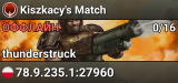 Kiszkacy's Match