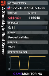 A Shockbyte Rust Server