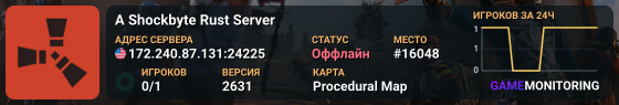 A Shockbyte Rust Server