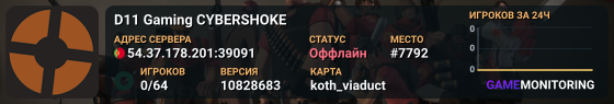 D11 Gaming CYBERSHOKE