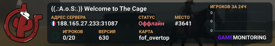 {(.:A.o.S:.)} Welcome to The Cage