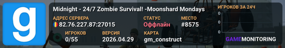 Midnight - 24/7 Zombie Survival! -Moonshard Mondays