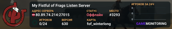 My Fistful of Frags Listen Server