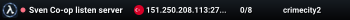 Sven Co-op listen server