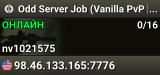 Odd Server Job (Vanilla PvP [Teams])