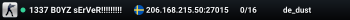1337 B0YZ sErVeR!!!!!!!!!