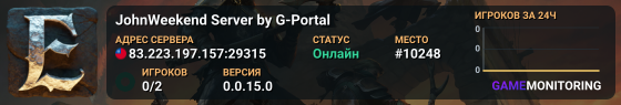 JohnWeekend Server by G-Portal