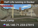 Half-Life running in Docker