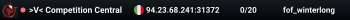 >V< Competition Central
