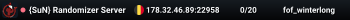 {SuN} Randomizer Server