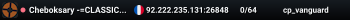 Cheboksary -=CLASSIC Server=- [24/7]