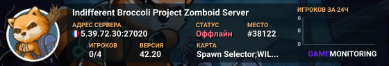 Indifferent Broccoli Project Zomboid Server