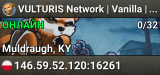 VULTURIS Network | Vanilla | No Wipe | Safehouses