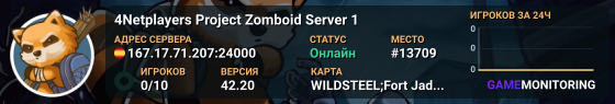 4Netplayers Project Zomboid Server 1